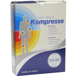 Schachtel einer Kalt-/Warmkompresse zur Schmerzlinderung und Entspannung.