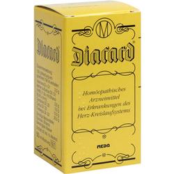 Gelbe Verpackung eines homöopathischen Mittels für das Herz-Kreislauf-System.