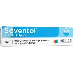 Ein Spraymittelbox für juckreizlinderndes Spray bei Insektenstichen.