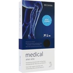 Eine Packung Kompressionsstrümpfe für die Reise mit Aloe Vera und Vitamin E.