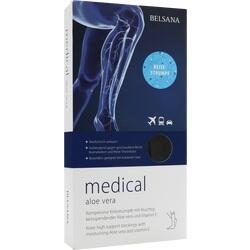 Verpackung von medizinischen Kompressionsstrümpfen mit Aloe Vera und Vitamin E.